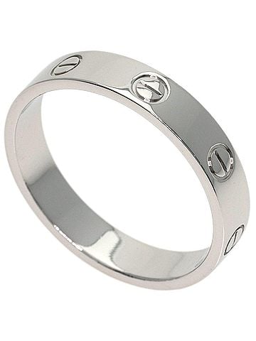 Cartier Cartier Mini Love Ring #59, Platinum PT950, Women's (view 1)
