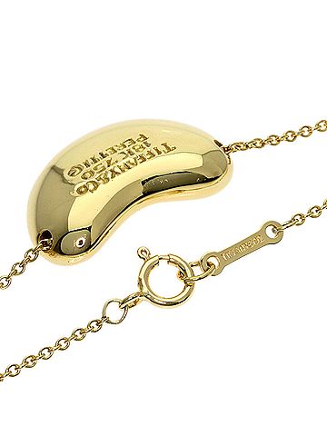 Tiffany & Co. Tiffany Bean Necklace, 18K Yellow Gold, Women's (view 2)