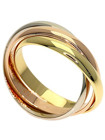 Cartier Cartier Trinity XS #49 Ring - 18K Yellow Gold/18K Pink White Gold Women's (view 1)