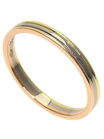 Cartier Cartier Three-Color #57 Ring - 18K Yellow Gold/18K Pink White Gold Women's (view 1)