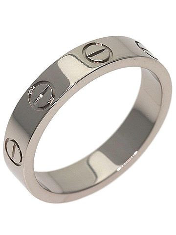 Cartier Cartier Love Ring #48, 18K White Gold, Women's (view 2)
