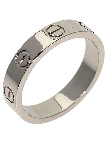Cartier Cartier Love Ring #48, 18K White Gold, Women's (view 2)