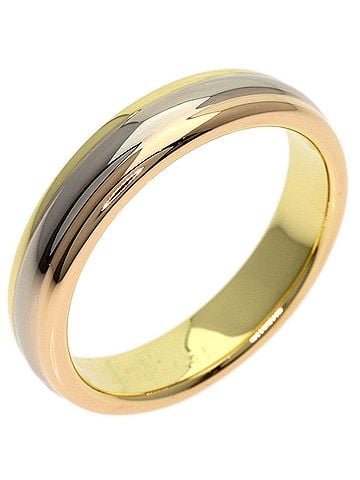 Cartier Cartier 3-color #54 ring in 18K yellow gold/18K rose white gold for women. (view 2)