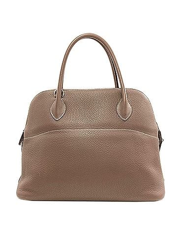 Hermès Hermes Bolide 31 Etoupe Silver Hardware Handbag, Taurillon Leather, Women's (view 2)