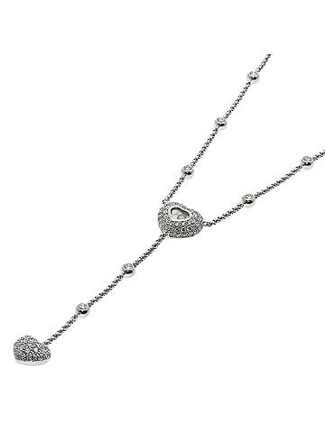 Chopard Chopard Happy Diamonds Necklace, 18K White Gold, Women's (view 1)