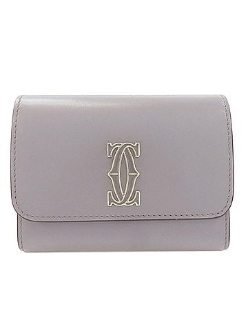 Cartier Cartier Double C de Compact Wallet, Bi-fold Leather, Women's (view 1)