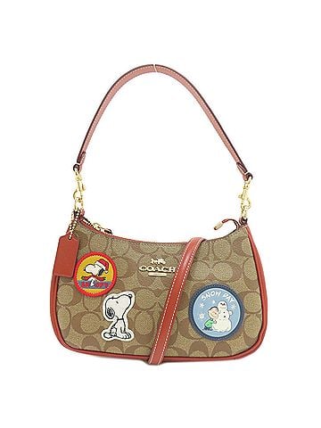 Coach Coach CE848 Terri Peanuts Collaboration 2-Way Tote Bag, PVC, Women's (view 1)