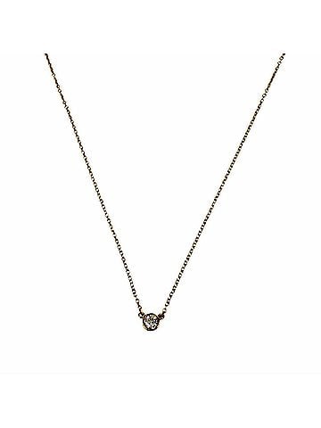 Tiffany & Co. TIFFANY&Co. Tiffany & Co. By the Yard Elsa Peretti 750 PG Necklace with 1 Diamond (approx. 0.12ct), Frame Diameter approx. 4.35mm, Weight 1.89g, Women's. (view 1)