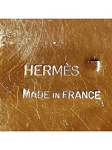 Hermès Hermes enamel brooch, stern ornament, brand accessory, men's and women's. (view 2)