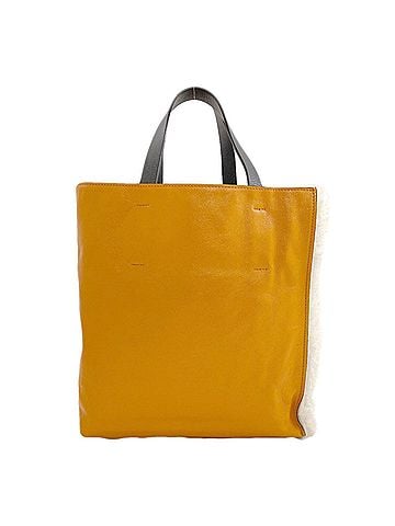 MARNI Marni 2-way handbag, leather/shearling, women's (view 2)