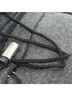 Prada 100% Wool Gray Prada logo hardware backpack/daypack, wool, women's bag One size - photo 11