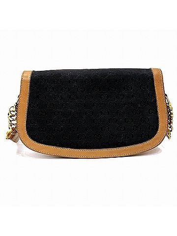 Gucci Gucci shoulder bag, Horsebit design, GG canvas and leather. (view 2)