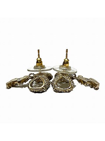 Chanel Chanel earrings, accessories, Coco Mark, alloy. (view 2)
