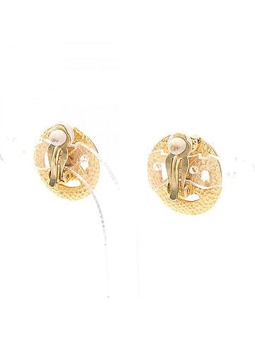 Chanel Chanel Coco Mark 96P Earrings, Gold Plated (GP), Women's, Tone (view 2)