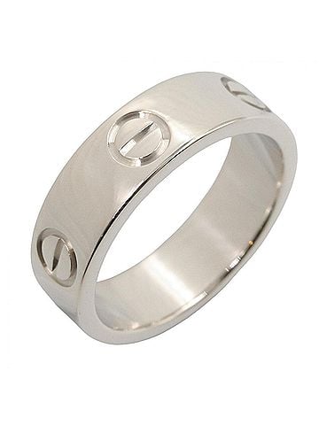 Cartier Cartier Love Ring, 18K White Gold (18KWG), Women's, Silver Tone, B4084700 (view 1)