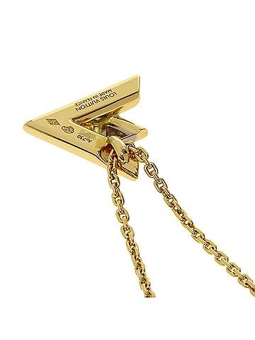 Louis Vuitton Louis Vuitton Volte One PM 1P Diamond Necklace Q93805 18K Yellow Gold Women's LOUIS VUITTON (view 2)