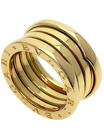 Bvlgari Bulgari B-zero1 3-band ring #51, 18K yellow gold, women's BVLGARI (view 1)