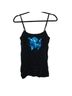Escada 100% Silk Floral Black Tank Top Size 4 - photo 1
