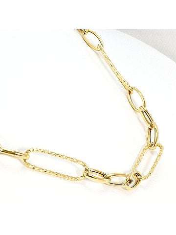 Unbranded 18K (18-karat) Yellow Gold Necklace, Total Weight 6.0g, 44cm, Jewelry (view 2)
