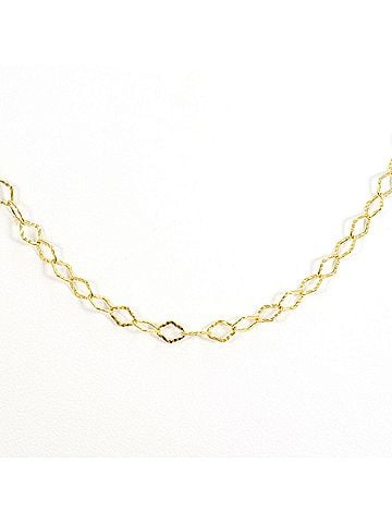Unbranded 18K (18-karat) Yellow Gold Necklace, Total Weight 3.3g, 100cm, Jewelry (view 1)