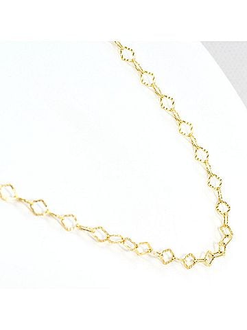 Unbranded 18K (18-karat) Yellow Gold Necklace, Total Weight 3.3g, 100cm, Jewelry (view 2)
