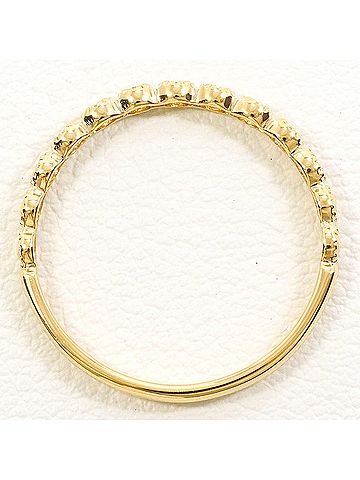 Unbranded 18K (18-karat) Yellow Gold Ring with 0.10ct Diamond, Total Weight 1.1g, Jewelry (view 2)