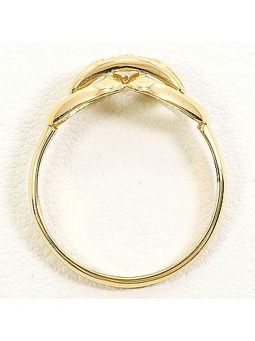 Unbranded 18K (18-karat) Yellow Gold Ring with 0.03ct Diamond, Total Weight 2.1g, Jewelry (view 2)
