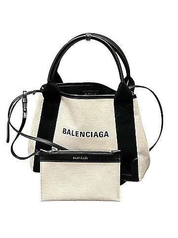Balenciaga Balenciaga Navy Cabas XS 390346 Handbag Shoulder Bag for Women (view 1)