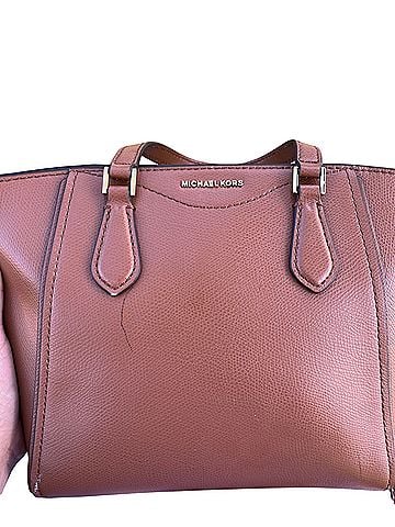 Michael Kors Michael kora Leather Tote (view 2)
