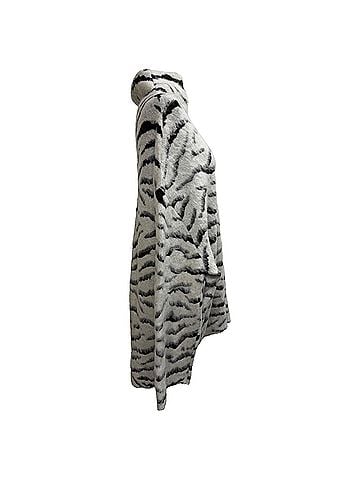Givenchy Givenchy Zebra Striped Sweater in Animal Print Mohair (view 2)
