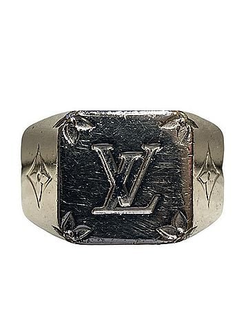 Louis Vuitton Louis Vuitton Signet Ring, Monogram, Size M, M62487, Brand Accessories, Men's & Women's (view 1)