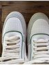 Stuart Weitzman White Green Gray Sneakers Size EU 37 - photo 11