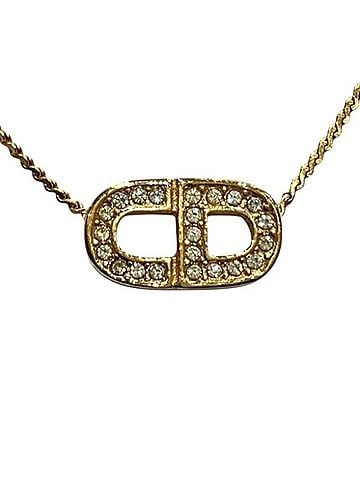 Christian Dior Christian Dior Dior CD Logo Gold Necklace for Women (view 1)