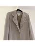 Worth Solid Gray Coat Size S - photo 6