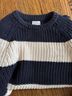 J.Crew 100% Cotton Stripes Blue White Pullover Sweater Size S - photo 3