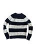 J.Crew 100% Cotton Stripes Blue White Pullover Sweater Size S - photo 2