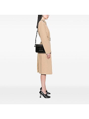 Valentino Calfskin Logo Flap Satchel (view 2)