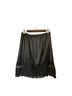 Melody 100% Polyester Black White Silk Skirt Size XL - photo 2