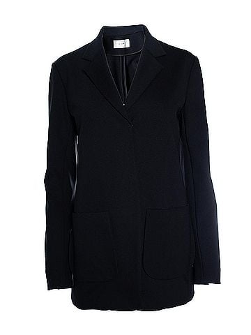 The Row The Row, black blazer jacket with slide closure (view 1)