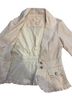 Nick & Mo 65% Cotton 35% Polyester 100% Polyester Stripes Pink White Blazer Size M - photo 4