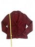 Peruvian Connection Floral Red Black Blazer Size M - photo 5