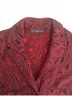 Peruvian Connection Floral Red Black Blazer Size M - photo 3