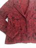 Peruvian Connection Floral Red Black Blazer Size M - photo 4