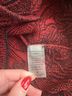 Peruvian Connection Floral Red Black Blazer Size M - photo 6