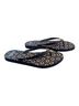 Coach Polka Dots Blue Black Gold Flip Flops Size 11 - photo 2