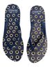 Coach Polka Dots Blue Black Gold Flip Flops Size 11 - photo 6