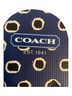 Coach Polka Dots Blue Black Gold Flip Flops Size 11 - photo 3