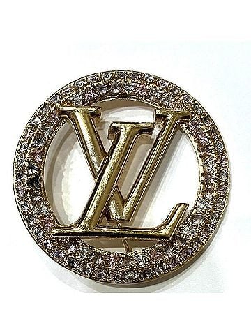 Louis Vuitton Louis Vuitton Chiluise Trésor Brooch M01479 Rhinestone Brand Accessory for Women (view 1)