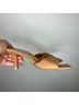 Steve Madden Solid Tan Burgundy Mule/Clog Size 8 1/2 - photo 4