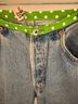 Molly B. Polka Dots Green Jeans Size S - photo 6